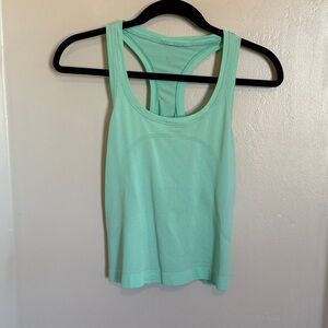 lululemon Swiftly Women's Tank Cropped Mint Green